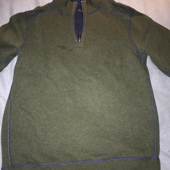 Tommy Bahama Other - Tommy Bahama Reversable Quarter Zip Pullover,SizeL
